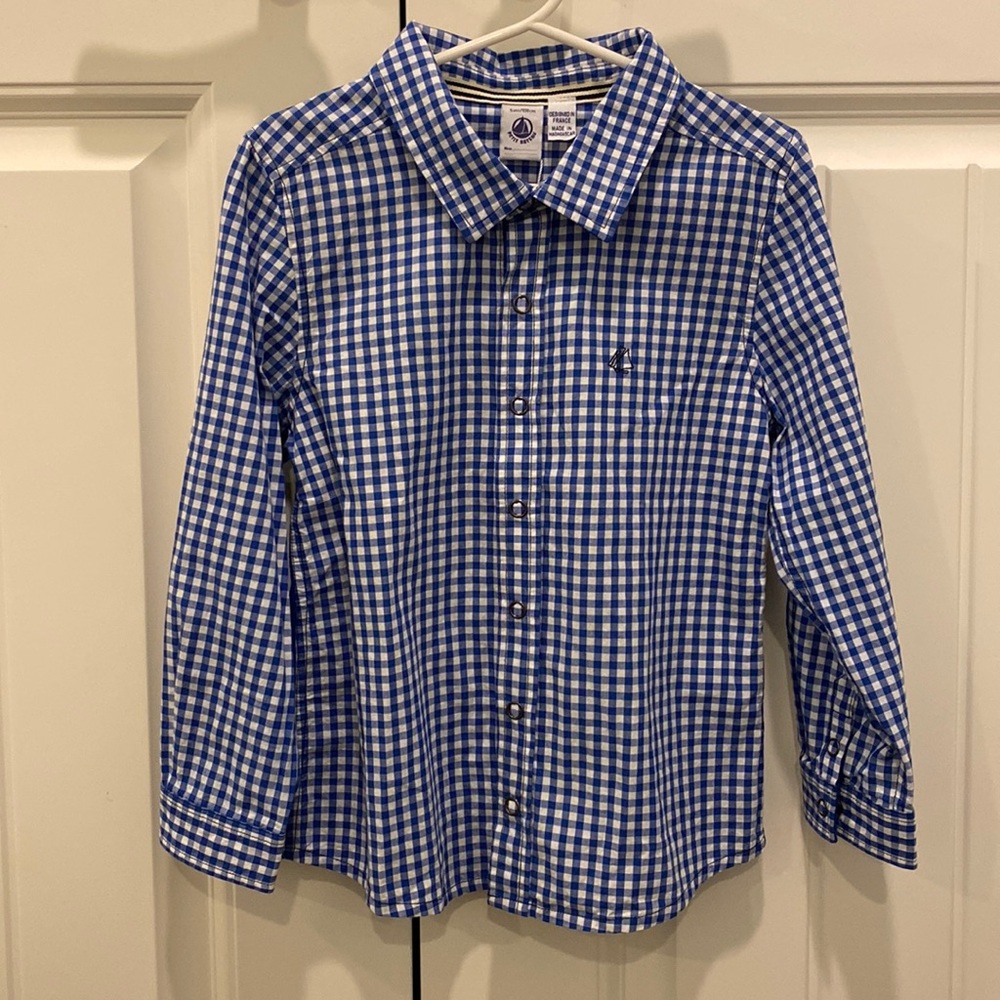 Petit Bateau never worn before button down shirt